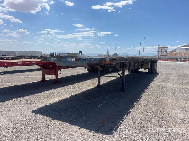 1990 Comet 45 ft T/A Flatbed Trailer
