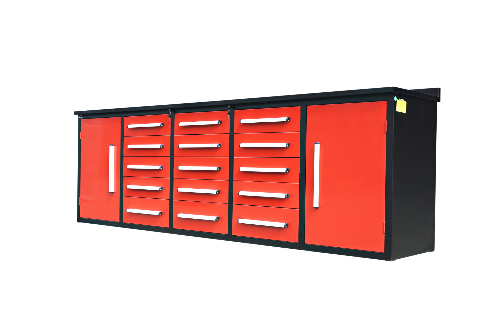 2026 Suihe 10FT-15D-2-01B-02 9 ft 6 in 12-Drawer Banco Gabinete de Herramientas (Sin Usar) / Workbench (Unused)