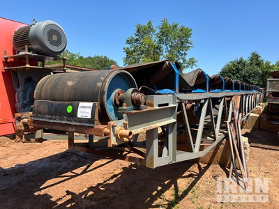 2019 30 in x 80 ft Portable Radial Stacking Conveyor