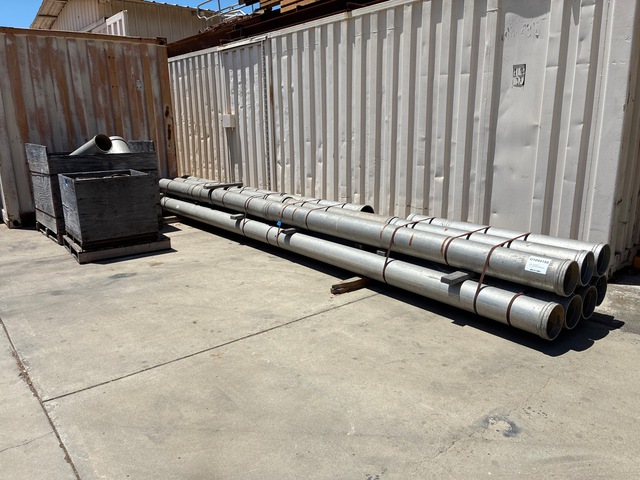 Quantity of 8 In Aluminum Victaulic Pipe & Fittings