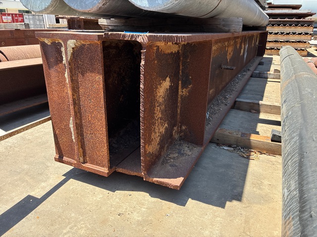 Quantity of (4) Heavy Steel I-Beams