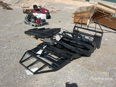 Quantity of 2026 Mower King SAII100 48 in Skid Steer Forks (Unused)