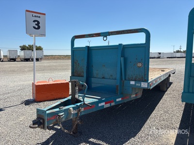 2014 Eaton 23 ft T/A Remorque à plateau
