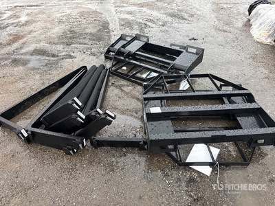 Quantity of (4) Mower King SA 48 in Forche per mini pala - Fits SAII100 (Unused)