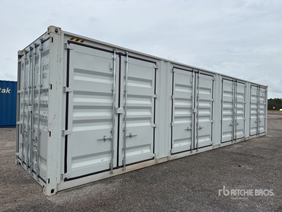 2026 40 ft High Cube Multi-Door Storage Container