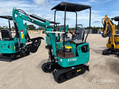 2026 CFG KV16R Mini Excavator (Unused)