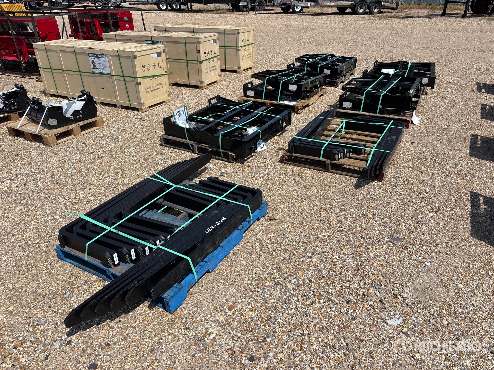 Quantity of (10) 2026 Mower King SA 48 in Skid Steer Forks (Unused)