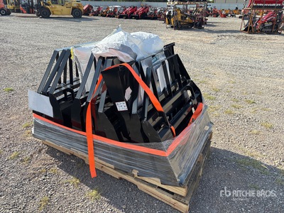 Quantity of (10) 2026 Mower King SA 48 in Skid Steer Forks (Unused)