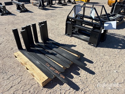 Quantity of (4) 2026 Mower King SA 48 in Skid Steer Forks (Unused)