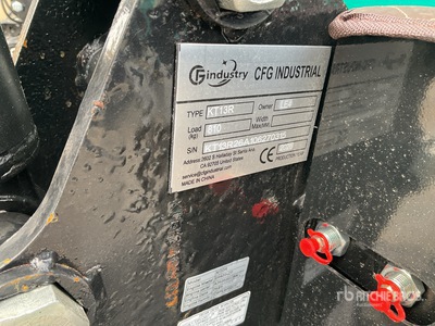 2026 CFG KT13R Mini Excavator (Unused)