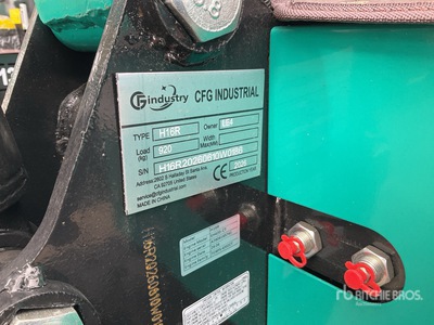 2026 CFG H16R Mini Excavator (Unused)