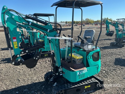 2026 CFG KV16R Mini Excavator (Unused)