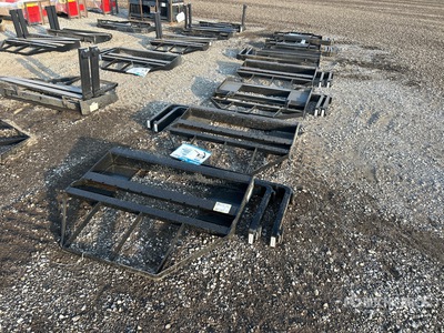 Quantity of (8) 2026 Mower King SA 48 in Skid Steer Forks (Unused)