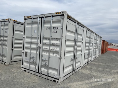 2026 40 ft High Cube Multi-Door Storage Container