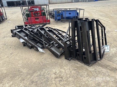 Quantity of (12) 2026 Mower King SA 48 in Skid Steer Forks (Unused)