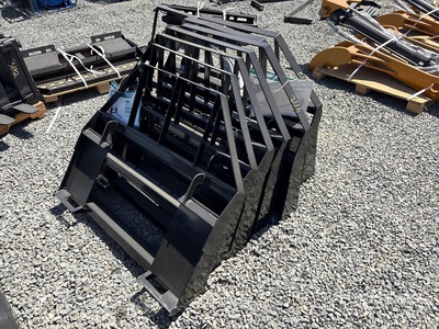 Quantity of (6) 2026 Mower King SA 48 in Skid Steer Forks (Unused)