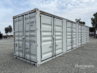 2026 40 ft High Cube Multi-Door Storage Container
