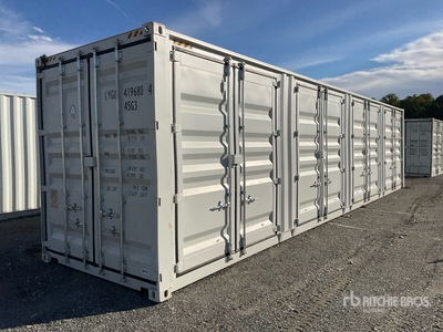 2026 40 ft High Cube Multi-Door Conteneur de stockage