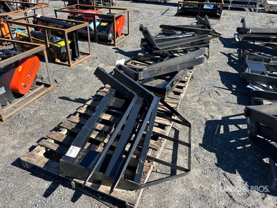 2026 Mower King SA Qty of 4 48inch Skid Steer Forks (Unused)