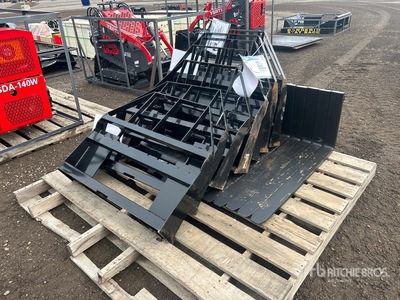 Quantity of (8) 2026 Mower King SA 48 in Skid Steer Forks (Unused)