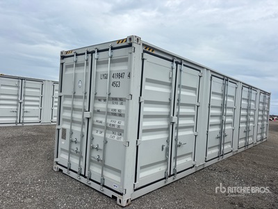 2026 40 ft High Cube Multi-Door Storage Container