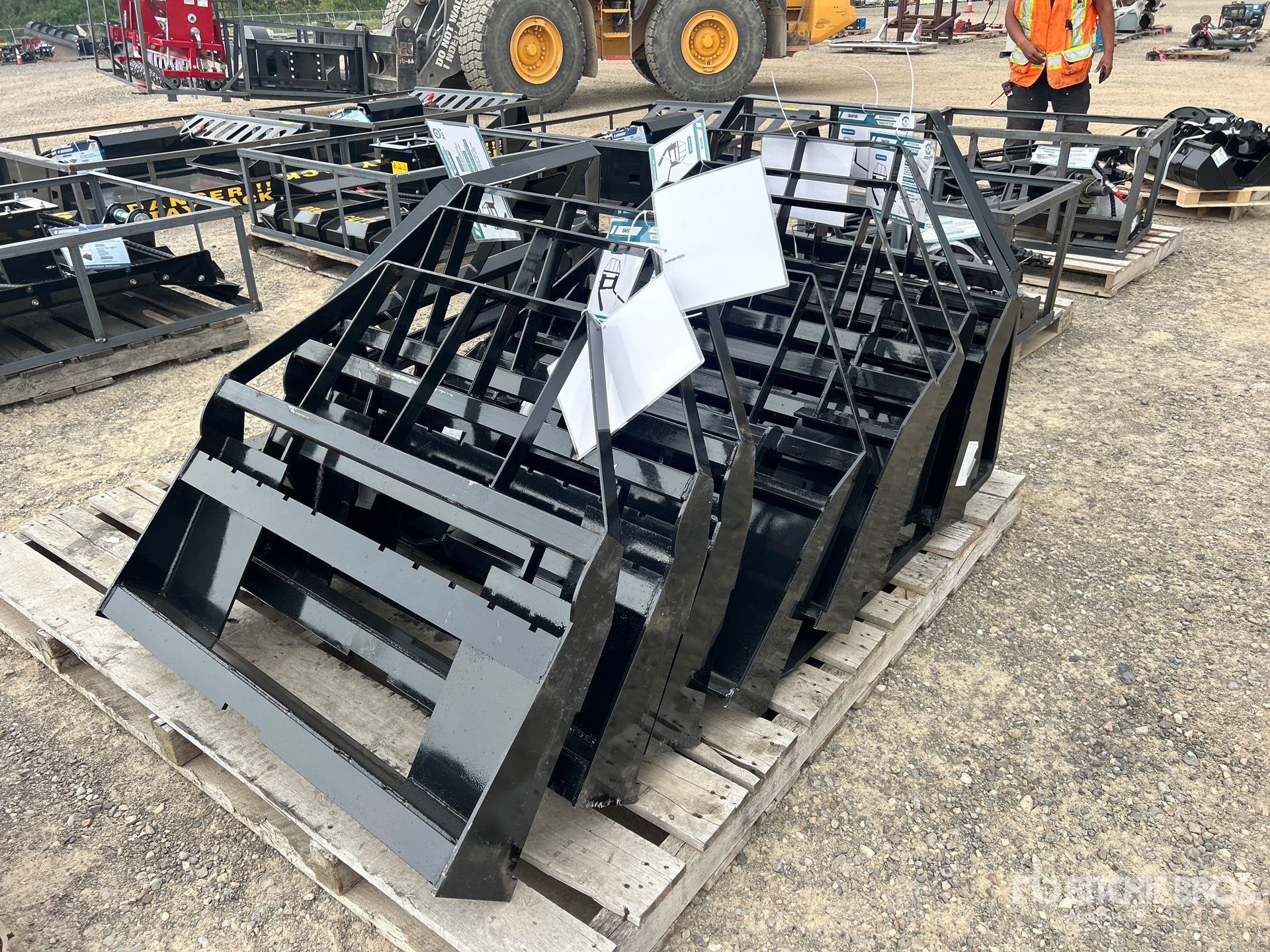 Quantity of (10) 2026 Mower King SA 48 in Skid Steer Forks (Unused)