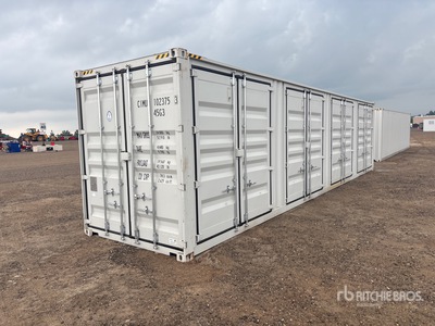 2025 40 ft High Cube Multi-Door Storage Container