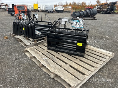 Quantity of (12) 2026 Mower King SA 46 in Skid Steer Forks (Unused)
