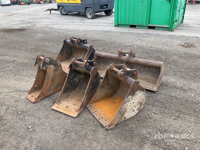 Quantity of (5) 1500mm, 900mm, 600mm, 420mm & 300mm Excavator Bucket