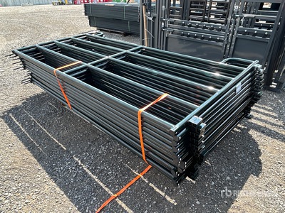 Quantity of (15) 2026 BYT MDRP96 9 ft 6 in x 5 ft Ranch Panneau pour bétail (Unused)