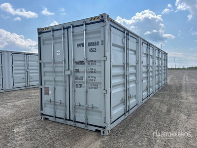 2025 40 ft High Cube Multi-Door Storage Container