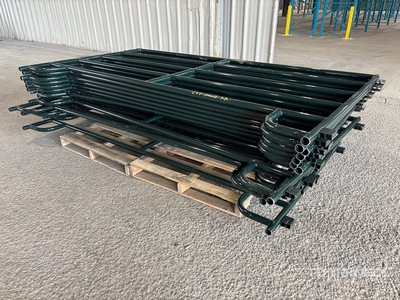 Quantity of (15) 2026 BYT MDRP96 9 ft 6 in Ranch Livestock Panel (Unused)
