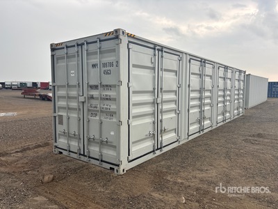 2025 40 ft High Cube Multi-Door Storage Container (Unused)