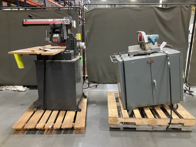 (1) Craftsman Radial Saw & (1) Makita 2401B Miter Saw
