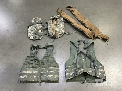 (43) Waist Packs, (16) Fighting Load Carriers & Assorted Items