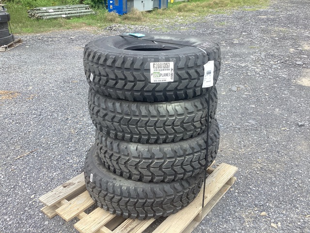 (4) Goodyear Wrangler 37x12.50R16.5LT Tires