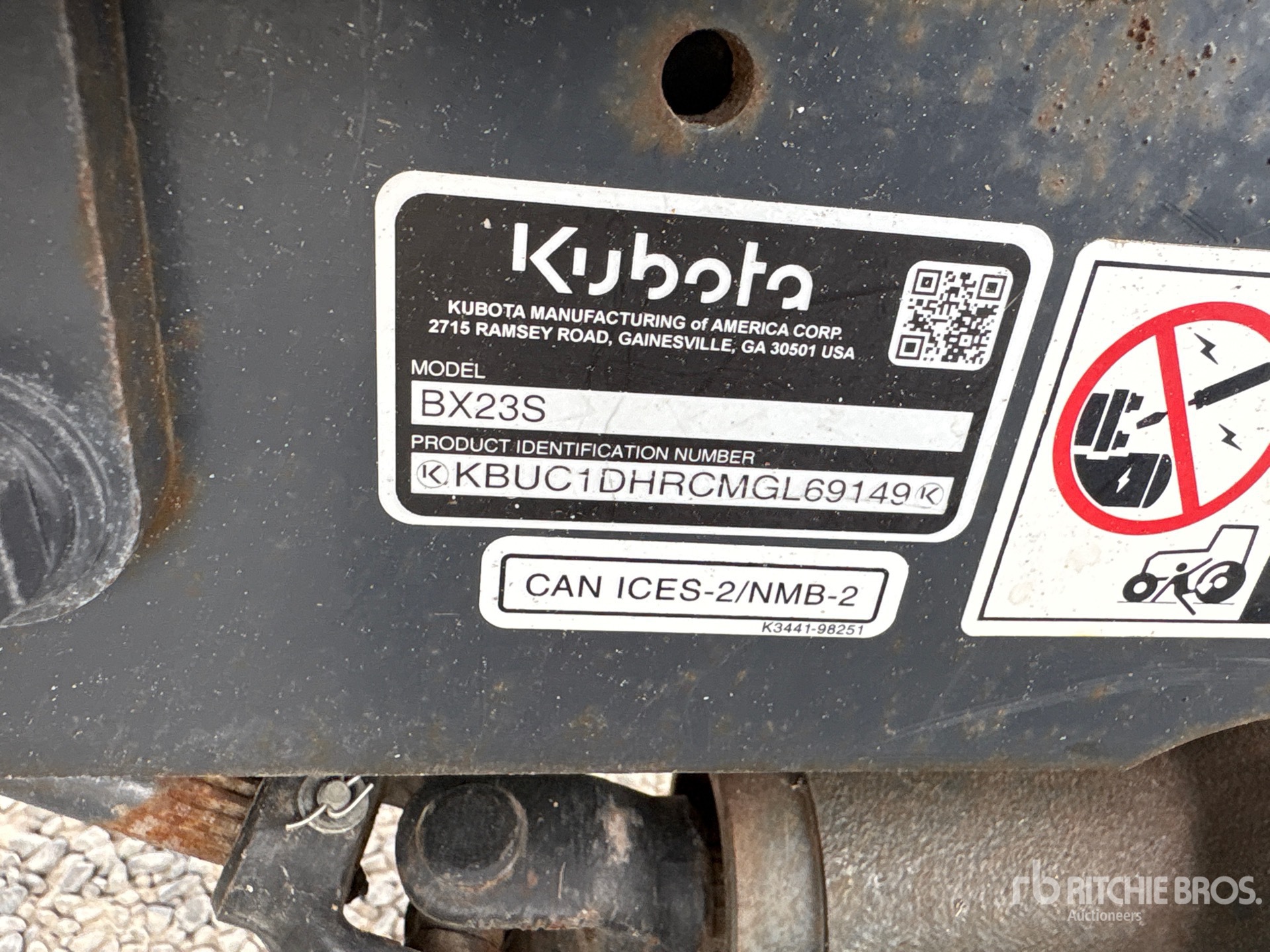2022 Kubota BX23SLBR 4WD Utility Tractor