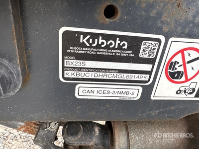 Kubota BX23SLBR 4WD Utility Tractor
