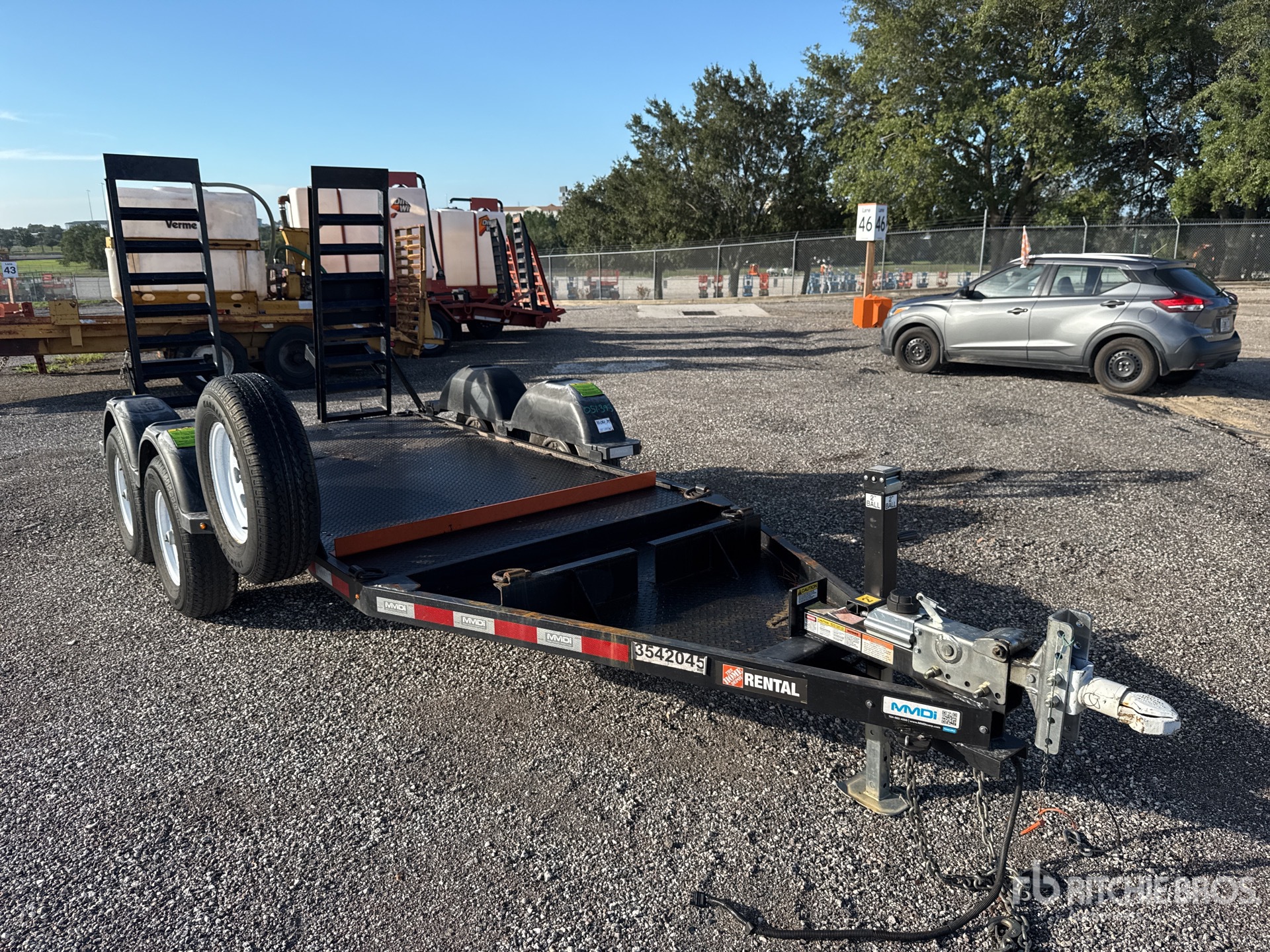 2023 MMDI 510RCMPH 12 ft T/A Equipment Trailer