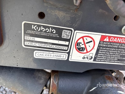 Kubota BX23SLBR 4WD Utility Tractor