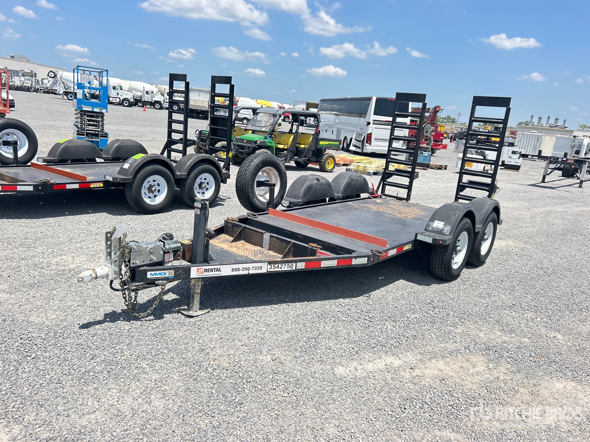 2021 MMDI 510RCMPH 10 ft T/A Equipment Trailer