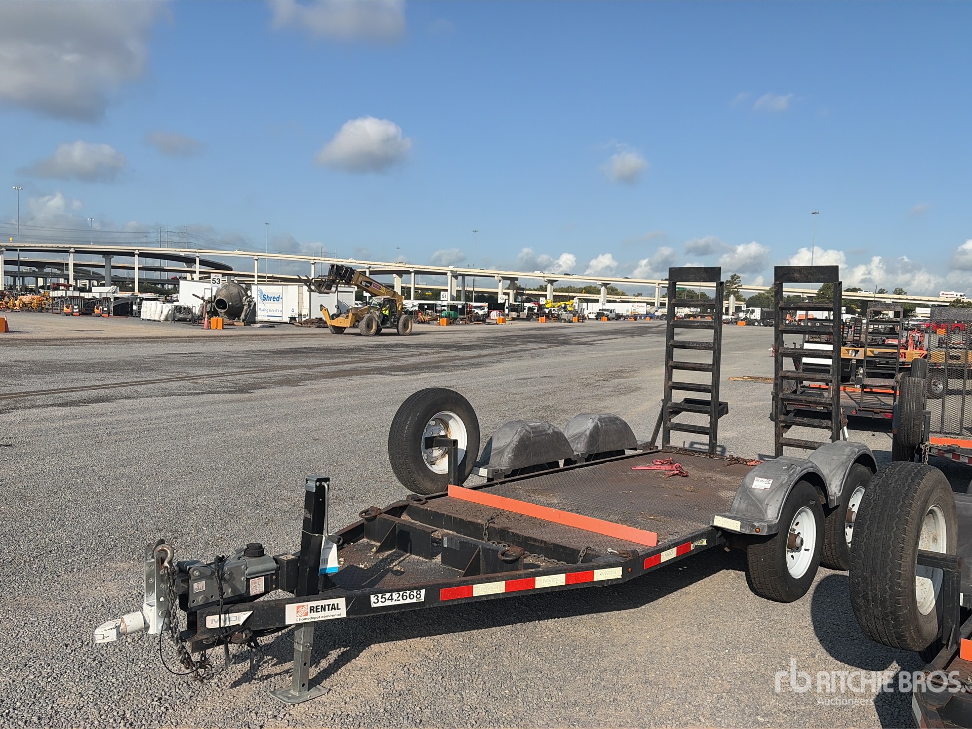 2021 MMDI 510RCMPH 10 ft T/A Equipment Trailer