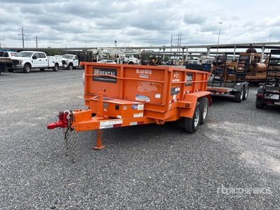 2021 Snake DMP610 10 ft T/A Dump Utility Trailer