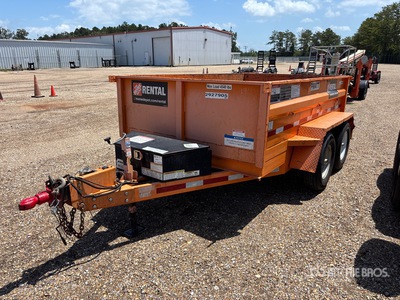 2021 Pratt EZD11762 10 ft T/A Remorque à Benne Utilitaire