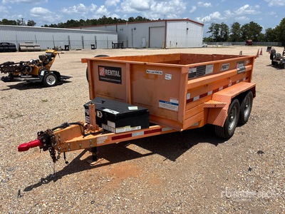 2021 Pratt EZD11762 10 ft T/A Remolque Ligero de Volteo