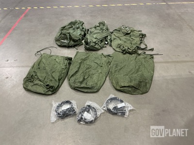 (12) General Officer’s Belts, (19) Clothing Bags & Assorted Items
