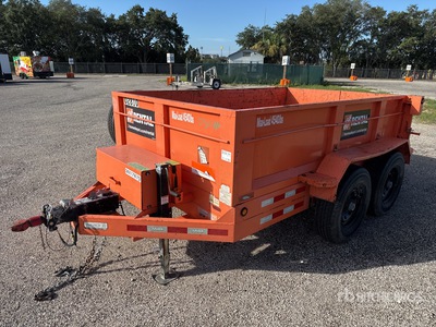 2020 MMDI 610 10 ft T/A Dump Utility Trailer