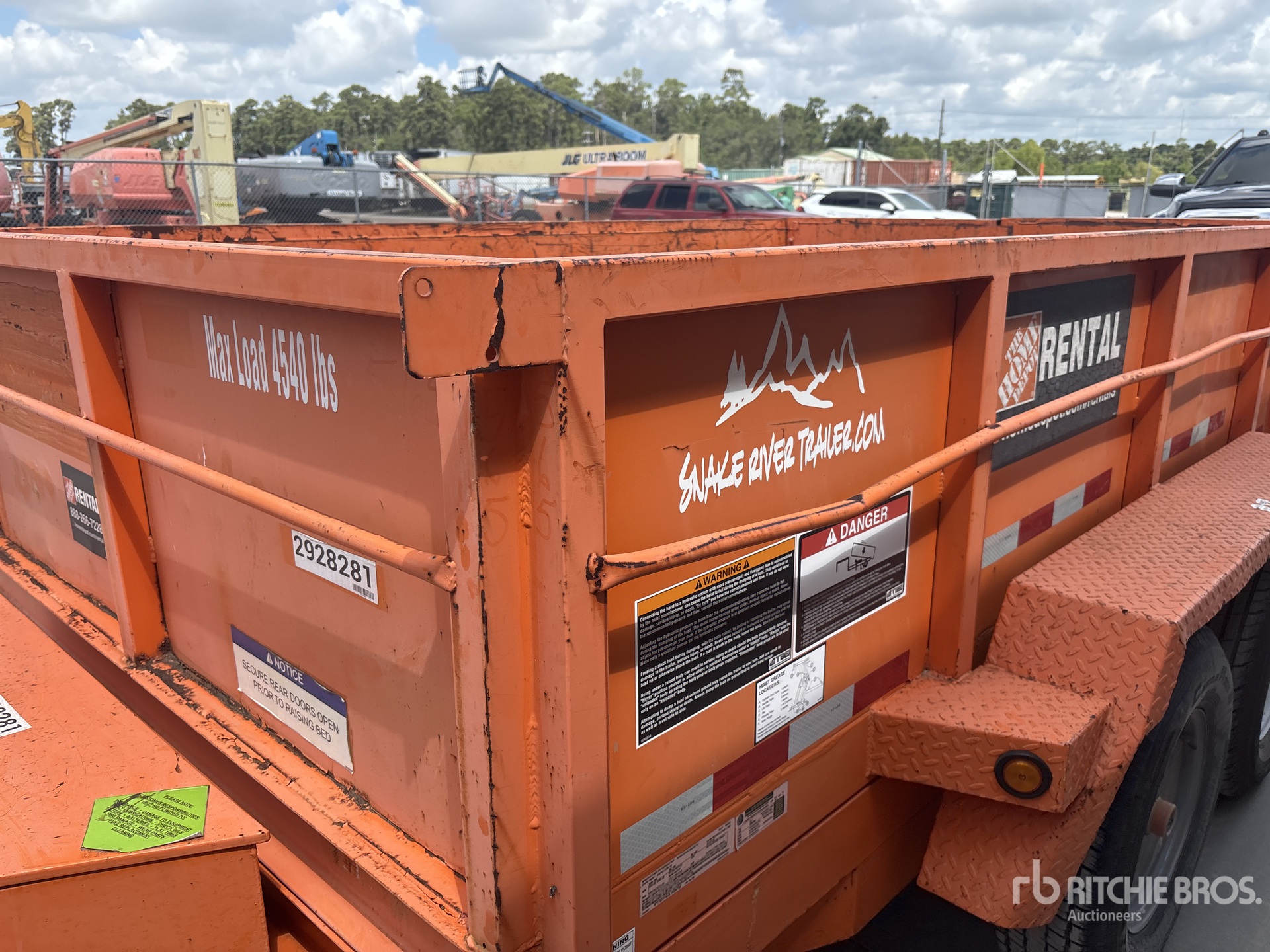 2020 Snake DMP610 Dump Utility Trailer