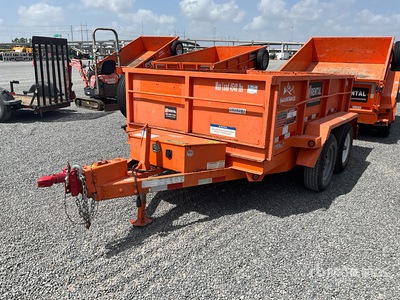 2020 Snake DMP610 10 ft T/A Dump Utility Trailer
