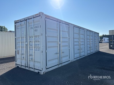 2026 40 ft High Cube Multi-Door Storage Container